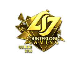 Sticker | Counter Logic Gaming (Gold) | Cologne 2016