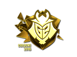 Sticker | G2 Esports (Gold) | Cologne 2016