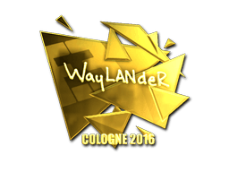 Sticker | wayLander (Gold) | Cologne 2016