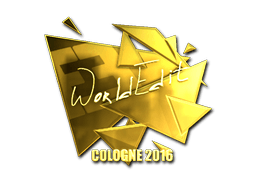 Sticker | WorldEdit (Gold) | Cologne 2016