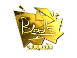 Sticker | B1ad3 (Gold) | Cologne 2016