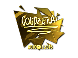 Sticker | coldzera (Gold) | Cologne 2016