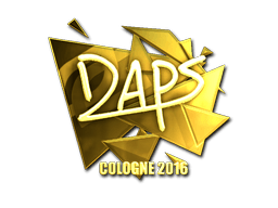 Sticker | daps (Gold) | Cologne 2016