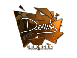 Sticker | dennis (Foil) | Cologne 2016
