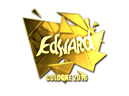 Sticker | Edward (Gold) | Cologne 2016