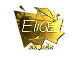 Sticker | EliGE (Gold) | Cologne 2016