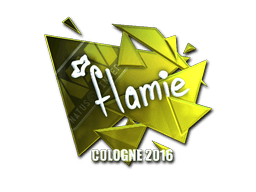 Sticker | flamie (Foil) | Cologne 2016