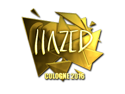 Sticker | hazed (Gold) | Cologne 2016