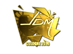 Sticker | jdm64 (Gold) | Cologne 2016