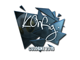 Sticker | k0nfig (Foil) | Cologne 2016