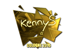 Sticker | kennyS (Gold) | Cologne 2016