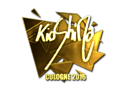 Sticker | kioShiMa (Gold) | Cologne 2016