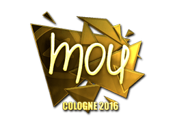 Sticker | mou (Gold) | Cologne 2016