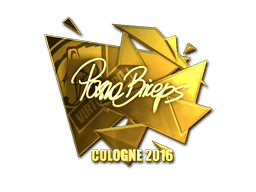 Sticker | pashaBiceps (Gold) | Cologne 2016