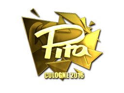 Sticker | pita (Gold) | Cologne 2016