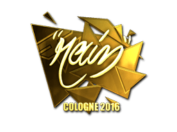 Sticker | rain (Gold) | Cologne 2016