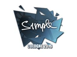 Sticker | s1mple | Cologne 2016