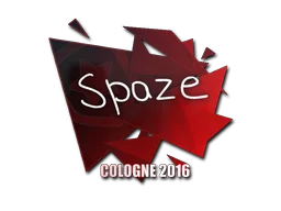 Sticker | spaze | Cologne 2016
