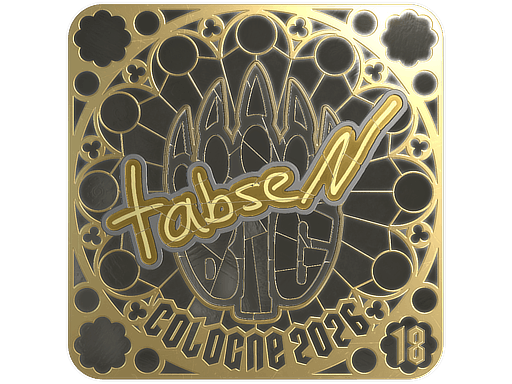 Sticker | tabseN (Gold, Ranked) | Cologne 2026
