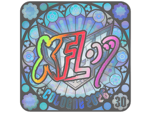 Sticker | xfl0ud (Holo, Ranked) | Cologne 2026