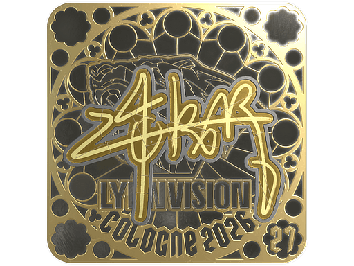 Sticker | z4KR (Gold, Ranked) | Cologne 2026