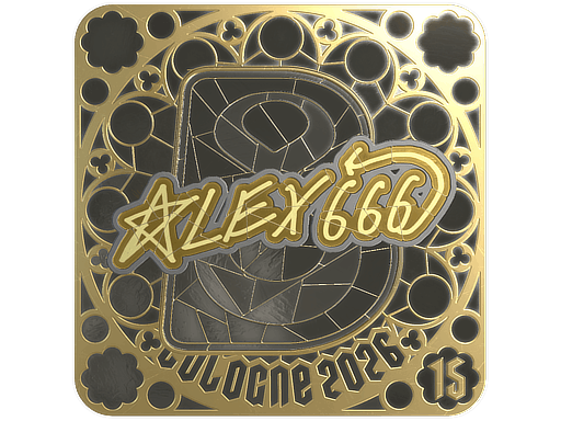 Sticker | alex666 (Gold, Ranked) | Cologne 2026