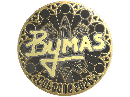 Sticker | Bymas (Gold) | Cologne 2026