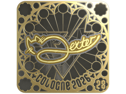 Sticker | dexter (Gold, Ranked) | Cologne 2026