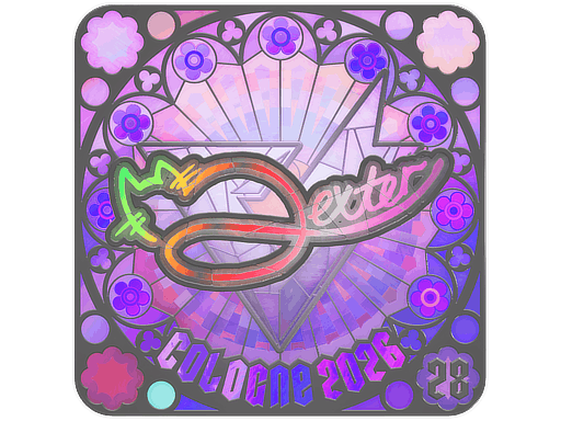 Sticker | dexter (Holo, Ranked) | Cologne 2026