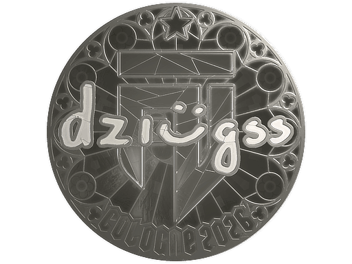 Sticker | dziugss (Foil) | Cologne 2026