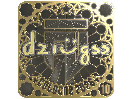Sticker | dziugss (Gold, Ranked) | Cologne 2026