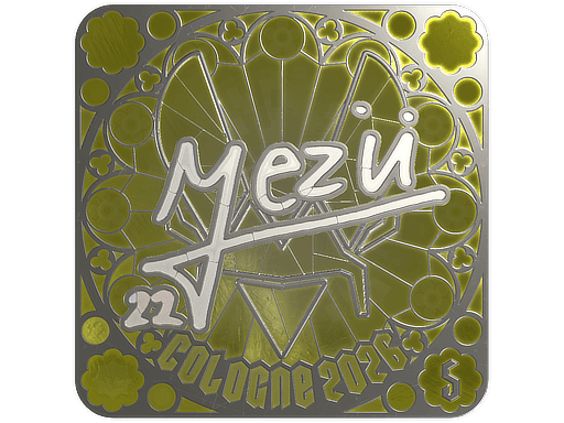 Sticker | mezii (Foil, Ranked) | Cologne 2026