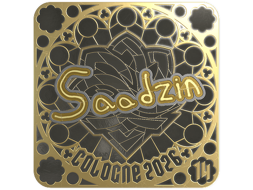 Sticker | saadzin (Gold, Ranked) | Cologne 2026