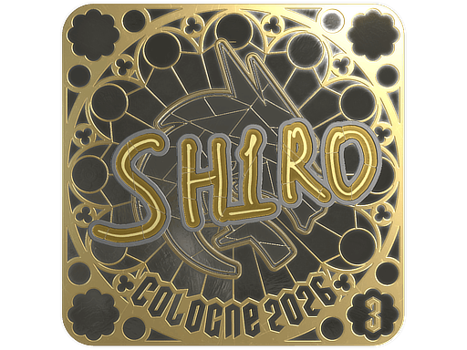 Sticker | sh1ro (Gold, Ranked) | Cologne 2026