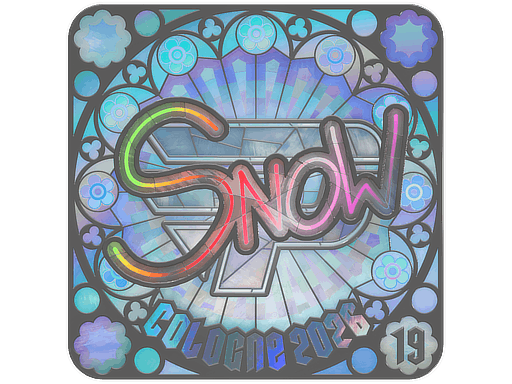 Sticker | snow (Holo, Ranked) | Cologne 2026