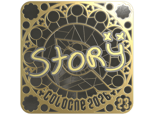 Sticker | story (Gold, Ranked) | Cologne 2026