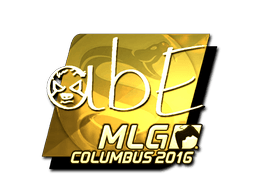 Sticker | abE (Gold) | MLG Columbus 2016