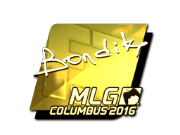 Sticker | bondik (Gold) | MLG Columbus 2016