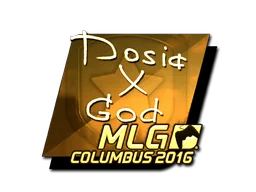 Sticker | Dosia (Gold) | MLG Columbus 2016