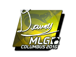 Sticker | DAVEY (Foil) | MLG Columbus 2016