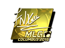Sticker | fnx (Gold) | MLG Columbus 2016