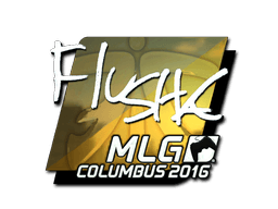 Sticker | flusha (Foil) | MLG Columbus 2016