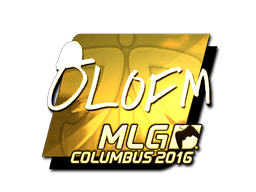 Sticker | olofmeister (Gold) | MLG Columbus 2016