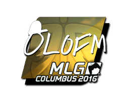 Sticker | olofmeister (Foil) | MLG Columbus 2016