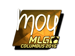 Sticker | mou (Gold) | MLG Columbus 2016
