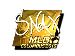 Sticker | Snax (Gold) | MLG Columbus 2016
