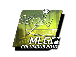 Sticker | seized (Foil) | MLG Columbus 2016