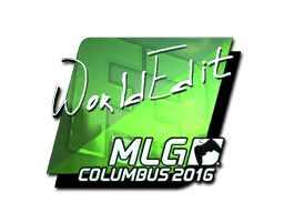Sticker | WorldEdit (Foil) | MLG Columbus 2016