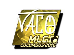 Sticker | TACO (Gold) | MLG Columbus 2016