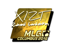 Sticker | Xizt (Gold) | MLG Columbus 2016